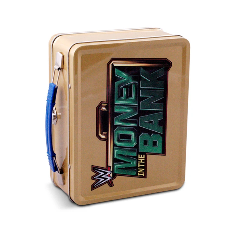 Rectangular Tin Lunch Box with Handle and Lock/Custom Tin Lunch Box/Kids Tin Lunch Box