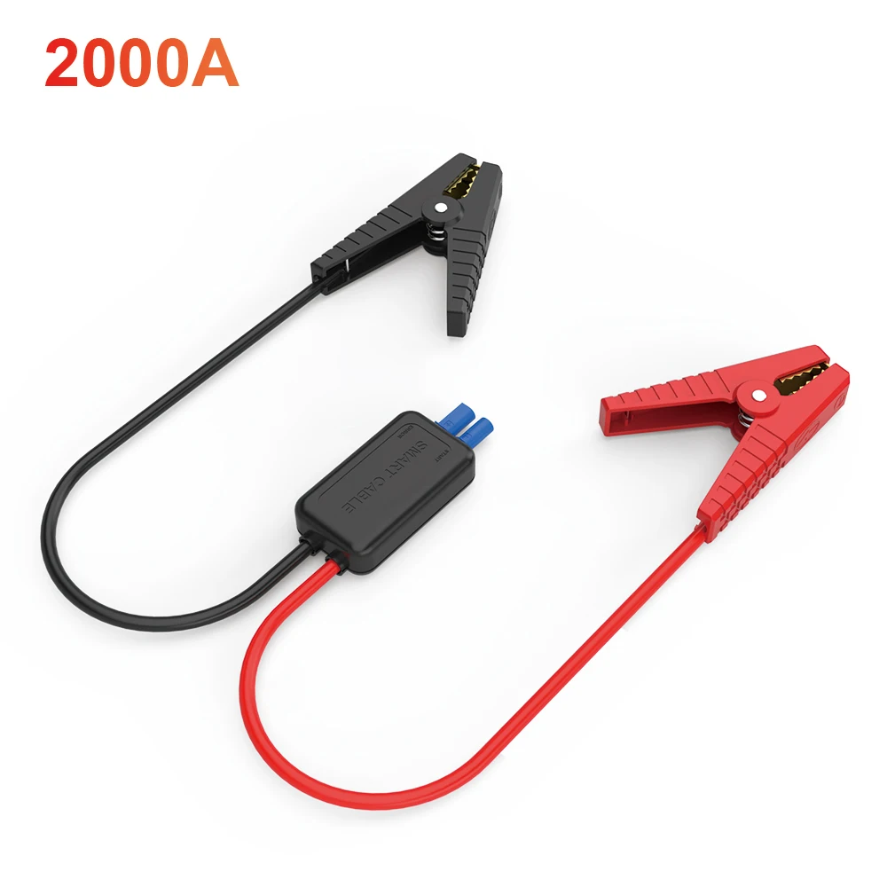 Smart Clamp Booster Cables Auto Emergency Car Battery  Accessories Wire Clip Red-black Clips for Jump Start Cable Clamp