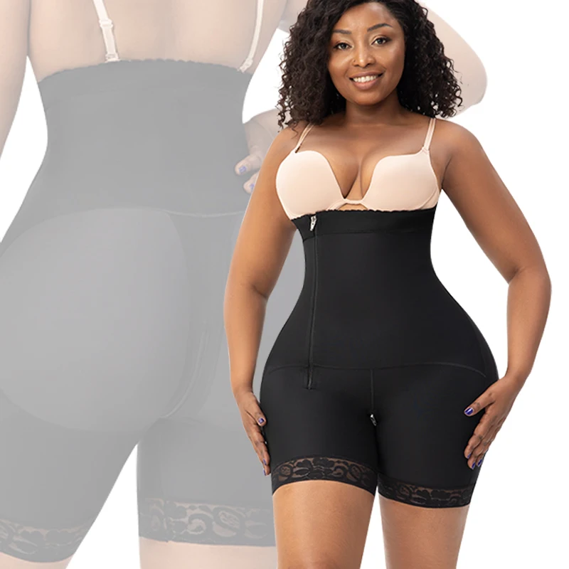 Custom Plus Size Women Butt Lifter Shaper High Waist Compression Tummy Tucker Control Girdle Shapewear Panties Faja Shorts