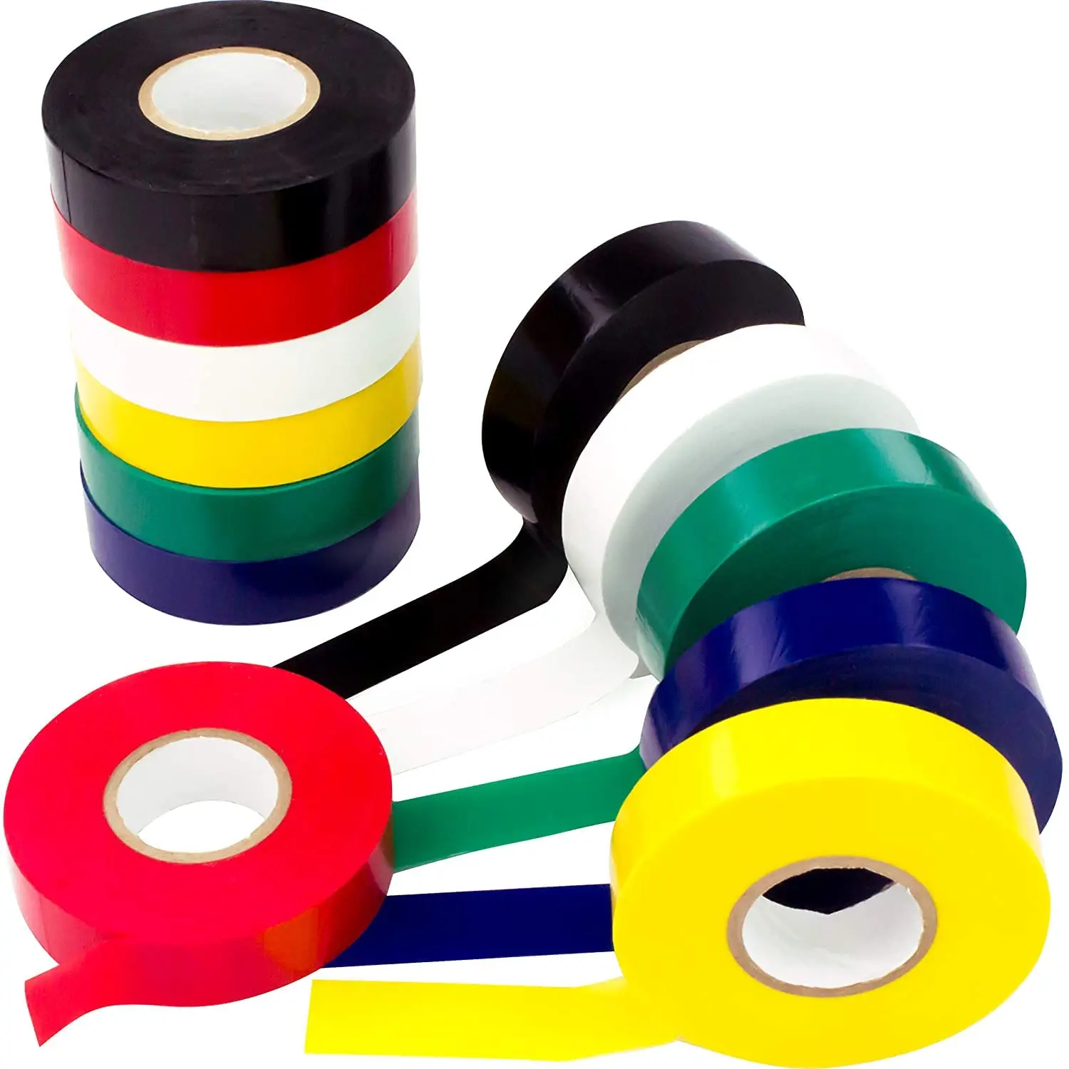 Custom PVC Vinyl Automotive Electrical Insulating Adhesive Tape Winding Wire Harness Black PVC Insulation Electrical Tape