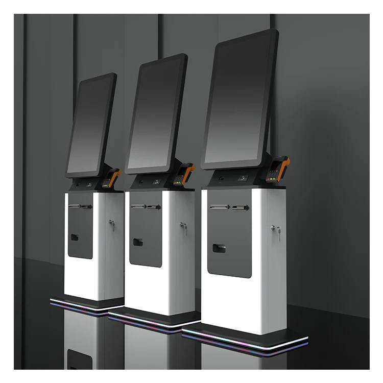Crtly Ticket Dispensing Shopping Mall Cinema Cashless Self Service Kiosk Ticket Vending Information OEM Machine