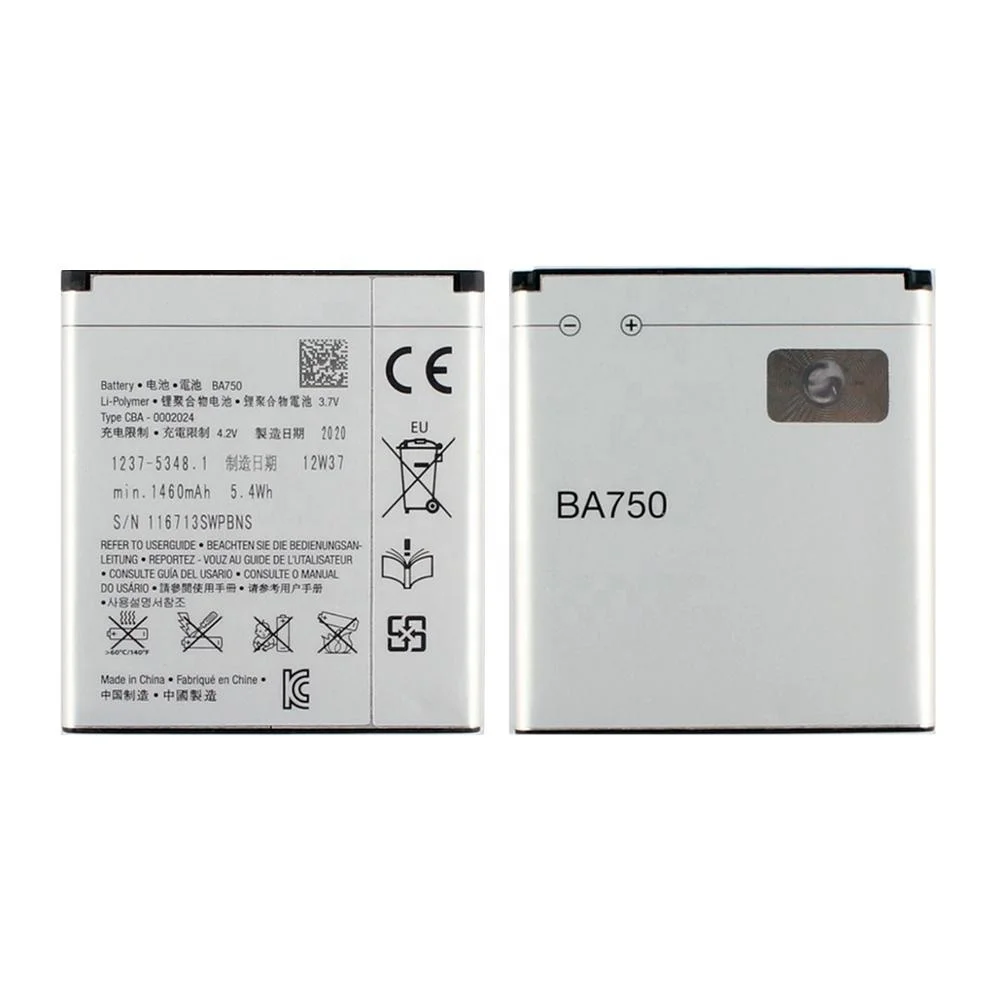 Original High Capacity BA750 Phone Battery For Sony Ericsson Xperia Acro Arc S LT18i X12 LT15i 1460mAh