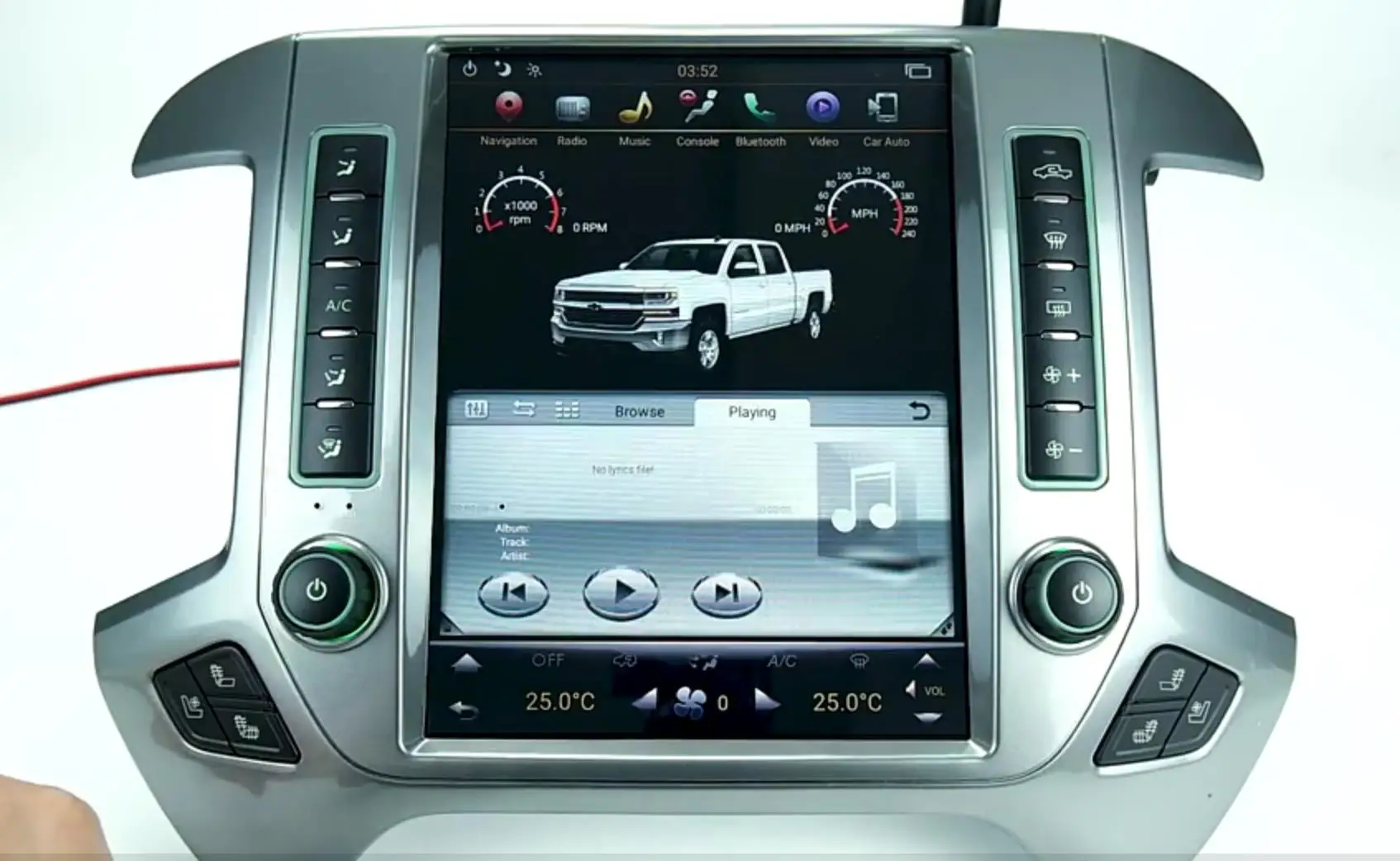 DVD CD AM FM Player Radio Bluet-ooth Capacitive Touch Screen For Chevy Silverado GMC SIERRA 2014-2018 Car Stereo