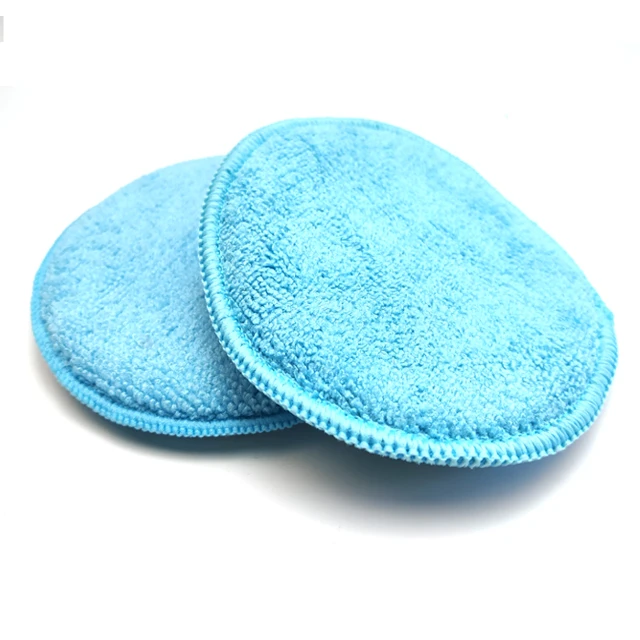 Синяя Подушка-аппликатор из микрофибры диаметром 5 дюймов