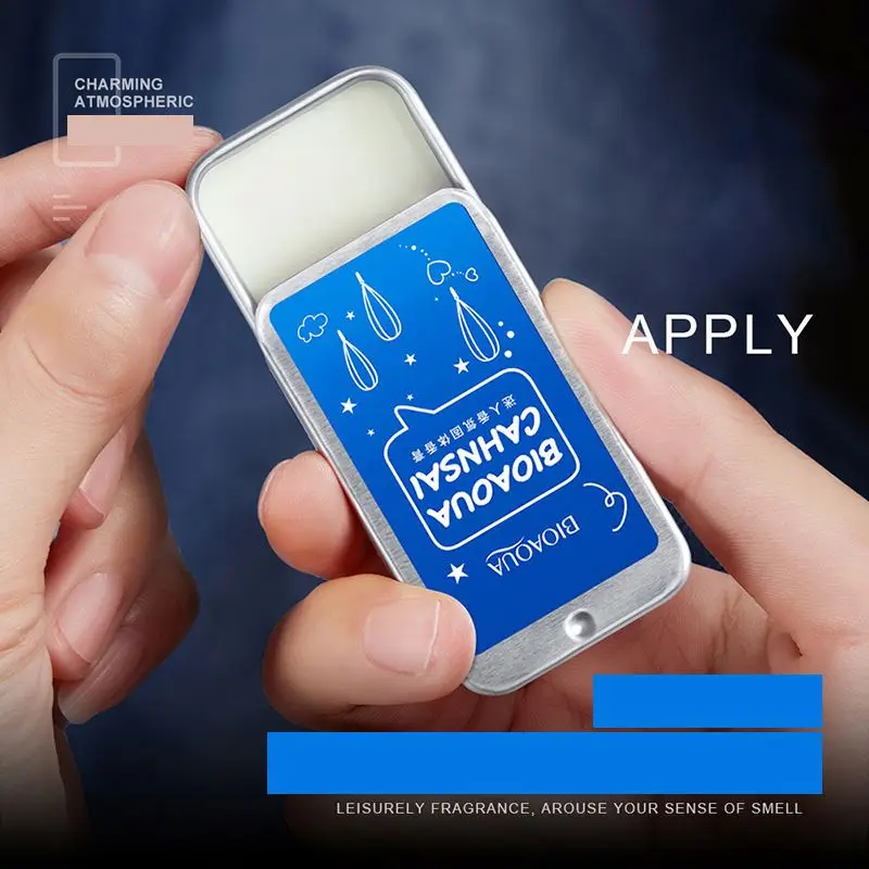 OEM Bioaqua Natural Body Fragrance Long lasting Portable Card Deodorant Solid Perfume Balm