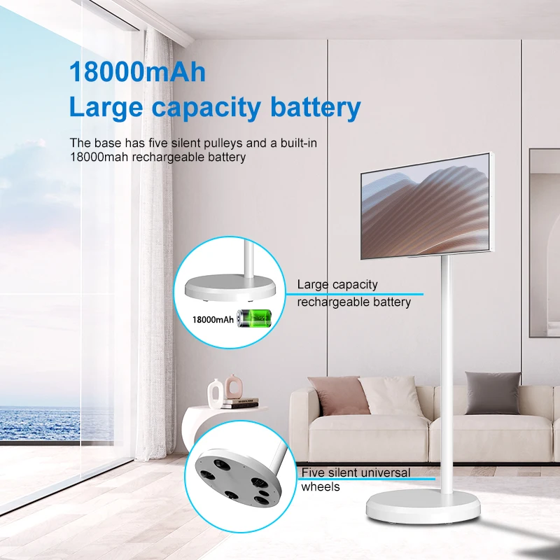 21.5 inch inch battery-power android drama touchscreen incell 21.5 smart tv tv eu tvj wireless display stand by me tv 32 lg go