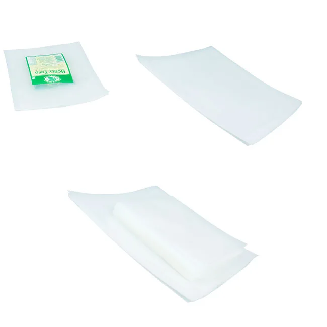 Airtight leak proof heat sealed high quality resealable food vacuum seal storage easy pack vacuum sealing bag