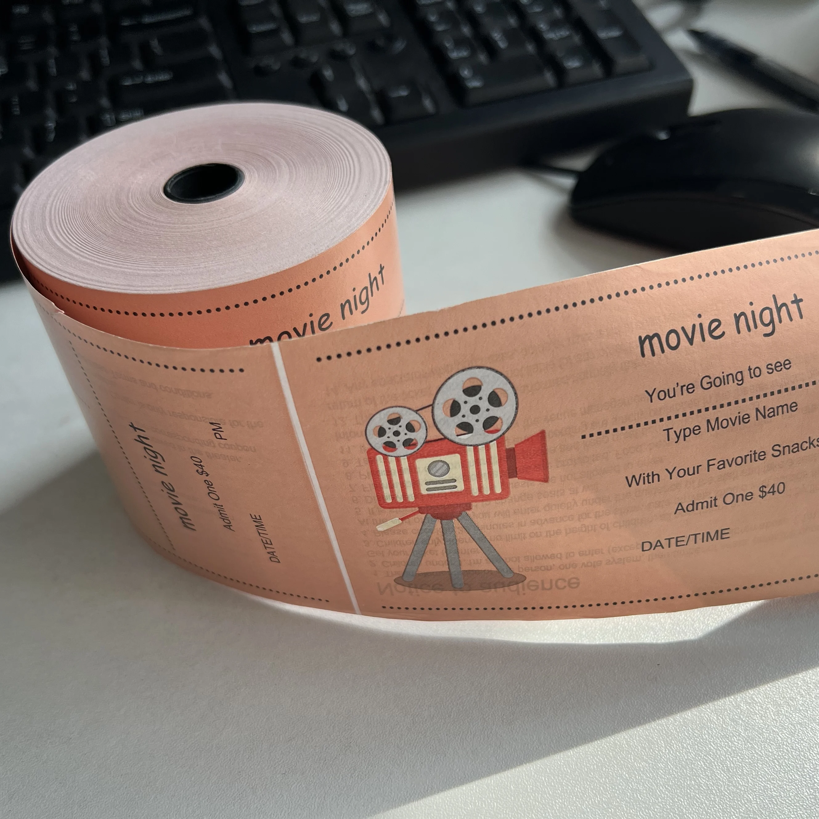 Security paper hologram strip stamped sport event ticket anti counterfeiting paper booklet tickets