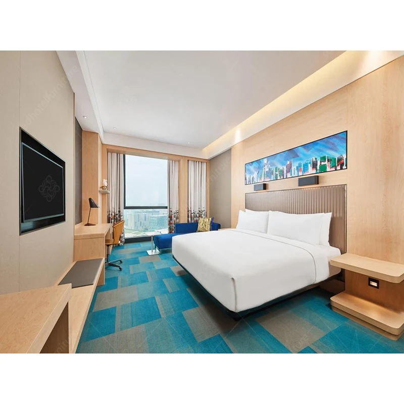 
Foshan Factory Guangzhou Hotel Furniture For Master-Bedroom JD-KF-015 