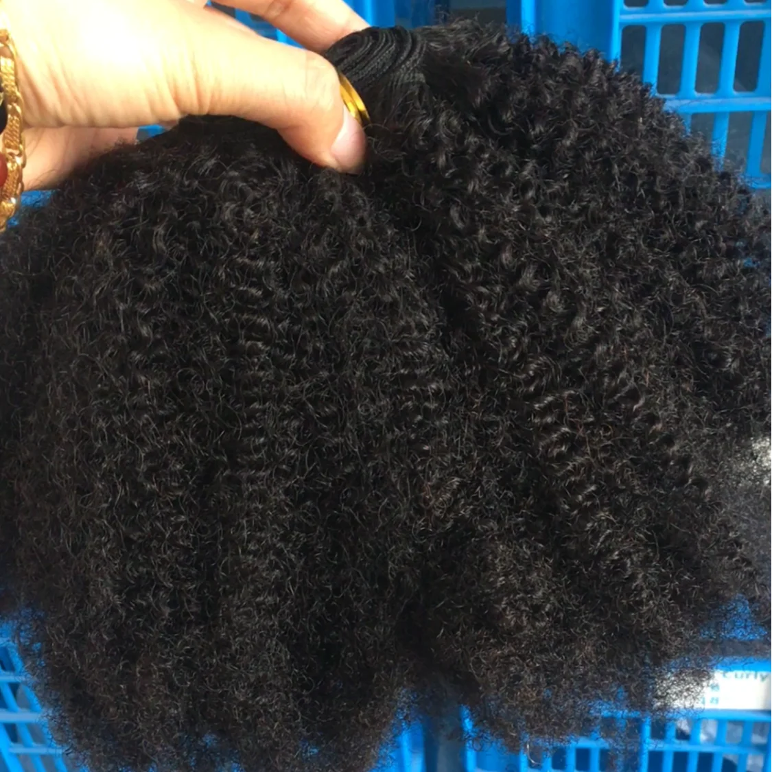 factory wholesale 10a virgin afro kinky Hair Extension/Hair Weave For black women and african american