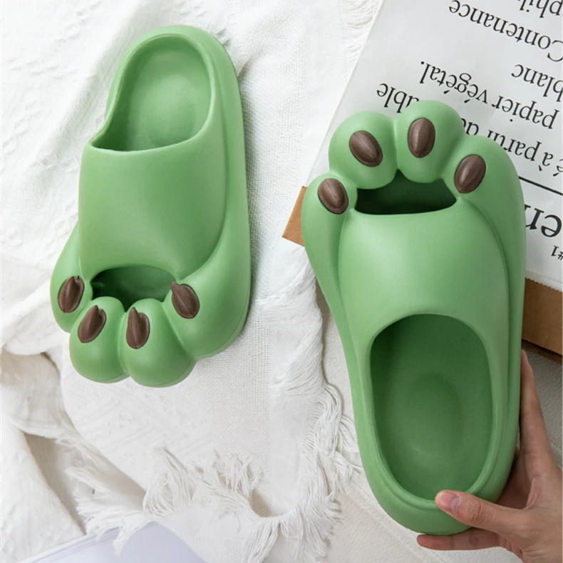 2024 New Fashion Designer Summer Beach Sandals Cat Bear Tiger Claw Slides Slippers Custom Logo For Men Women