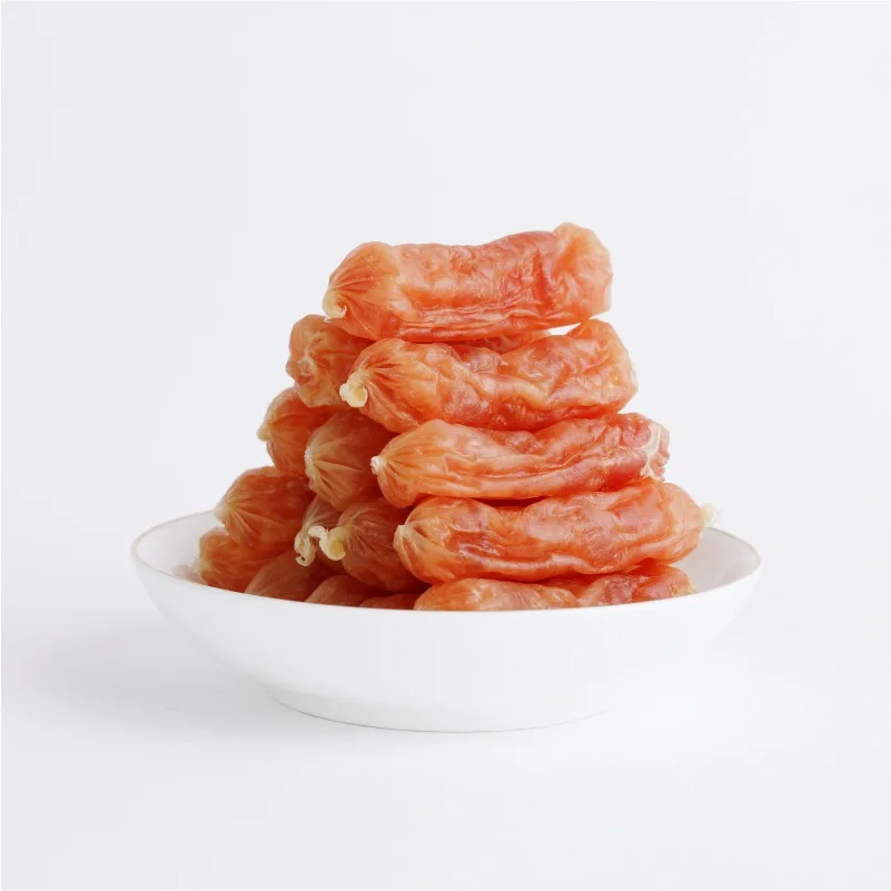 Dog snacks Pet drying crystal sausage Small batch, OEM and ODM are available, customized with different flavors.