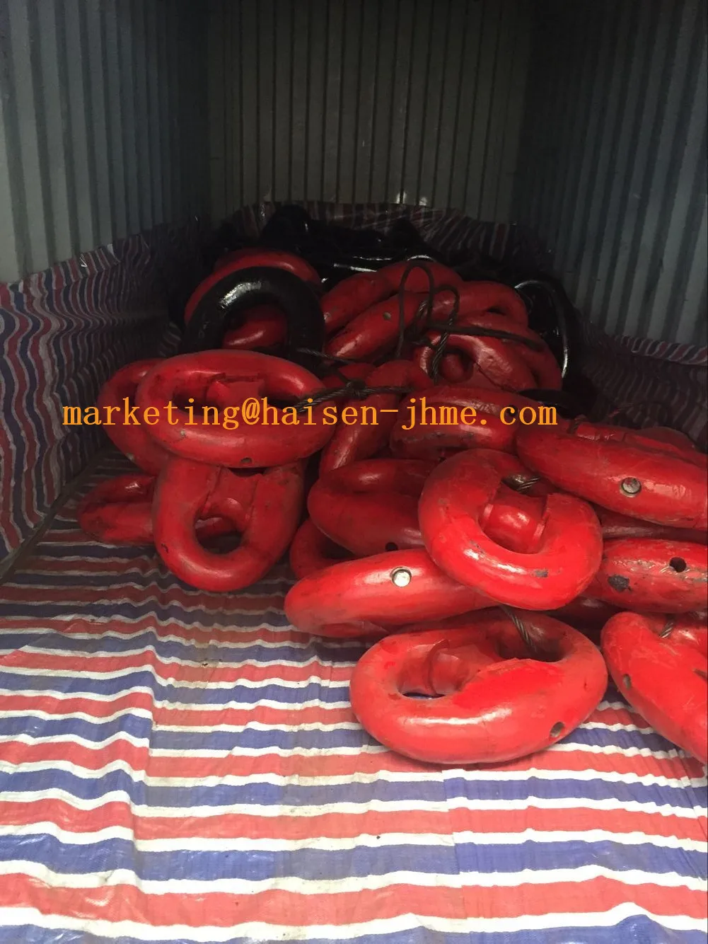 Marine anchor chain D type  detachable anchor shackle  for vessels and ships