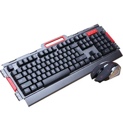 Wireless Keyboard And Mouse Set Levitation Keys Metal Keyboard Home Game Keyboard Computer Accessories