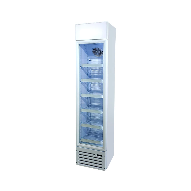MEISDA SC145BG 145L тонкий вертикальный дисплей для вина и напитков охладитель со стеклянной дверью Новый однотемпературный стиль
