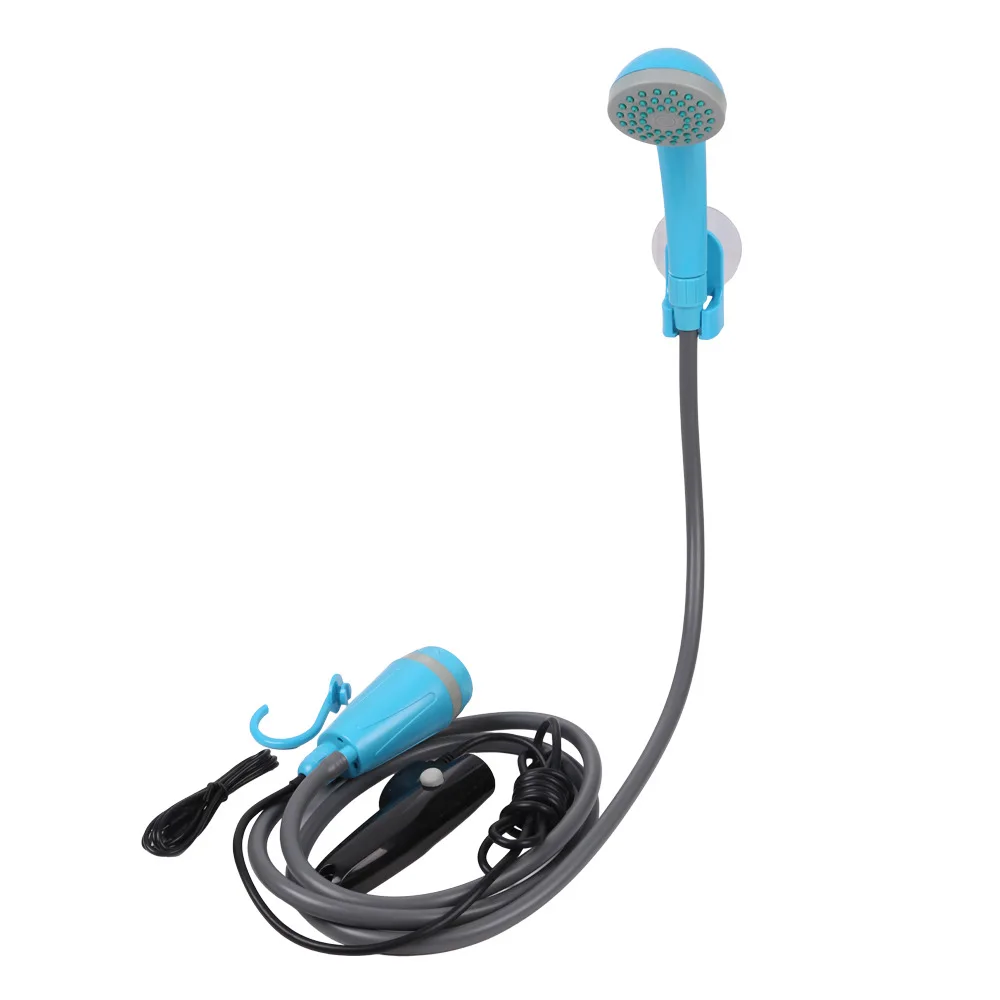 Outdoor Camping Compact Handheld Rechargeable Camping Showerhead Battery Powered Portable Outdoor Shower