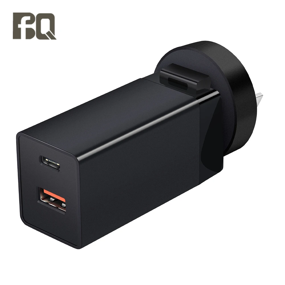 For South Korea 65W GAN Fast Power Charger PD USB C Type-C Ports Wall Block Charger