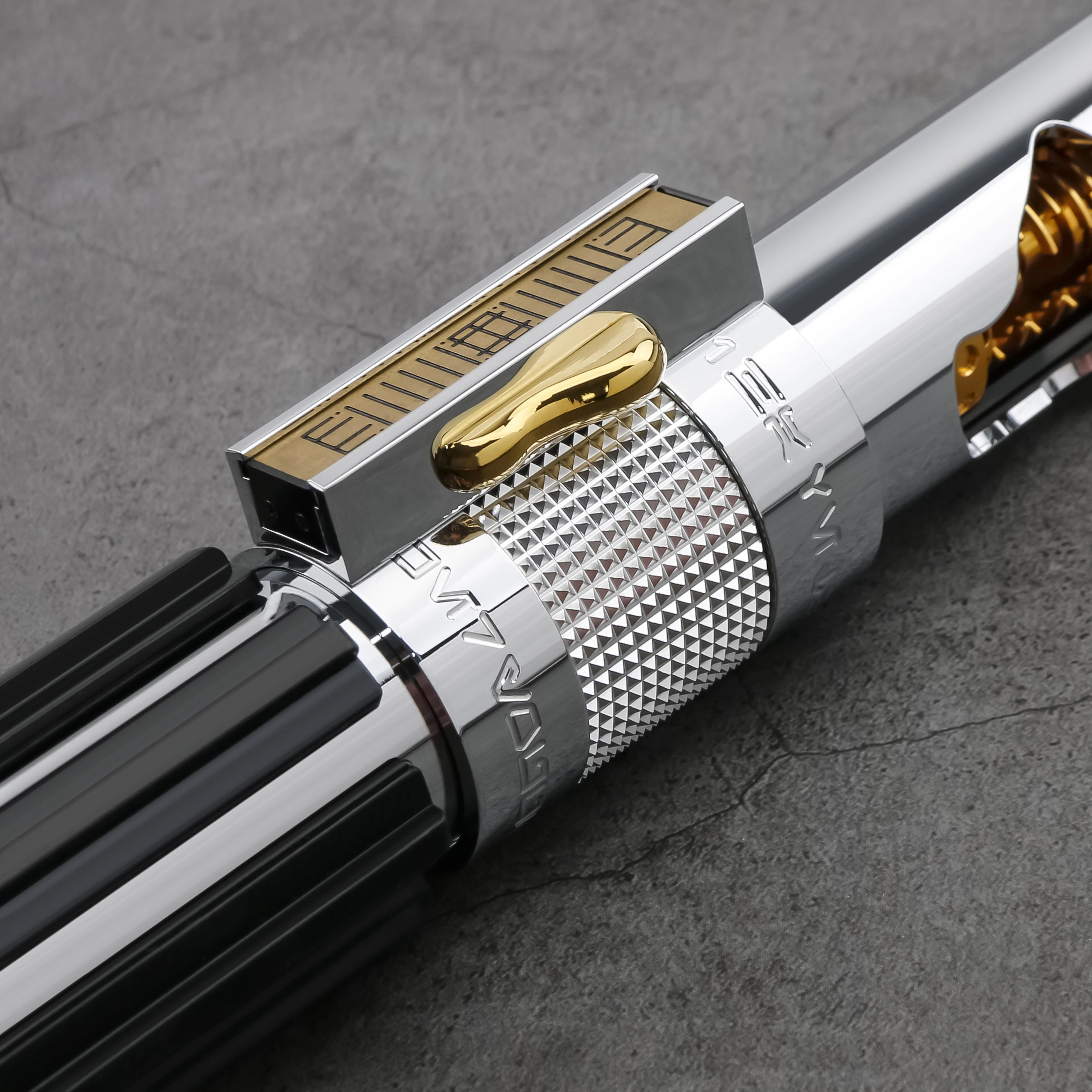 TXQsaber knightfall lightsaber 7/8 inch Blade Metal Hilt Neo pixel Swing Dueling 16 Sets of Soundfonts Blaster FOC Laser toys