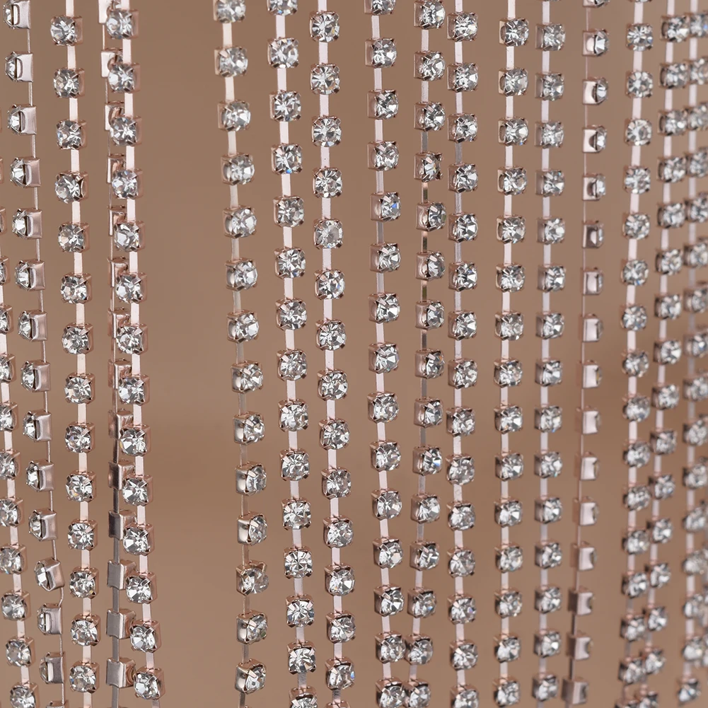 2022 Fashion New Rhinestone Full Face Mask Belly Dance Diamond Tassel Mask Face Jewelry