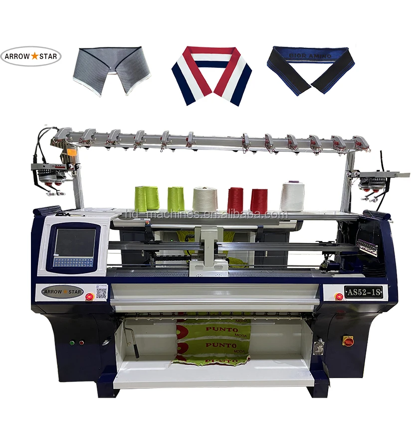 Fully Computerized  Collar and Sweater Machine fully jacquard Supply 3 years Warranty made in China