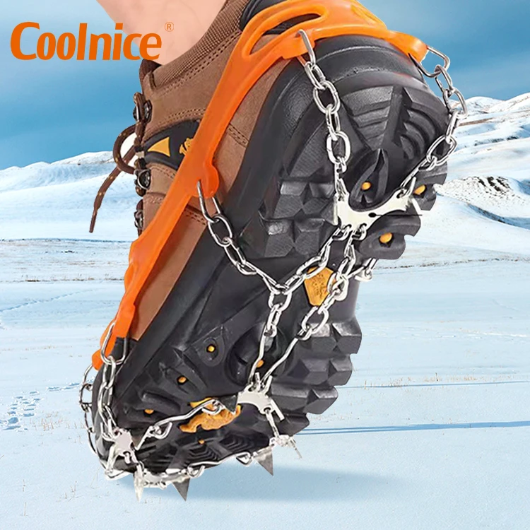 10 spikes ice snow grips ice grips cleats crampons ice cleats snow grips for boots shoes
