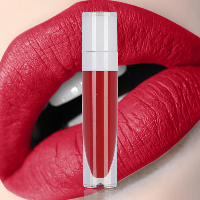 A4 Vegan lipsticks logo customize brand matte makeup lipstick matte liquid lipstick vendors