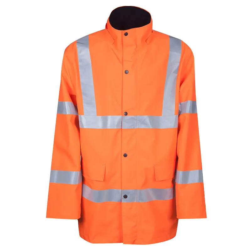 Industry Protection Fireproof Material Safety Working Suits Construction Work Wear Uniform With Reflective Strip Firemen Clothes