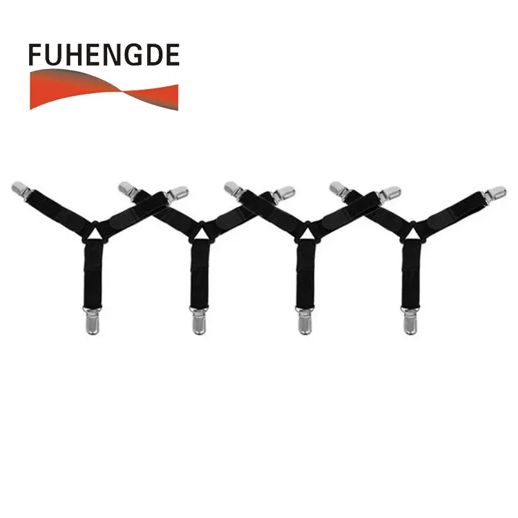 Elastic Sheet Fasteners/ Grippers for Bed Sheets Mattress Covers Sofa Cushion