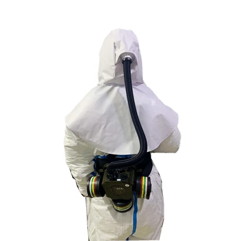 CE EN12941 EN12942 powered air purifying respirator full face gas mask with ventilation