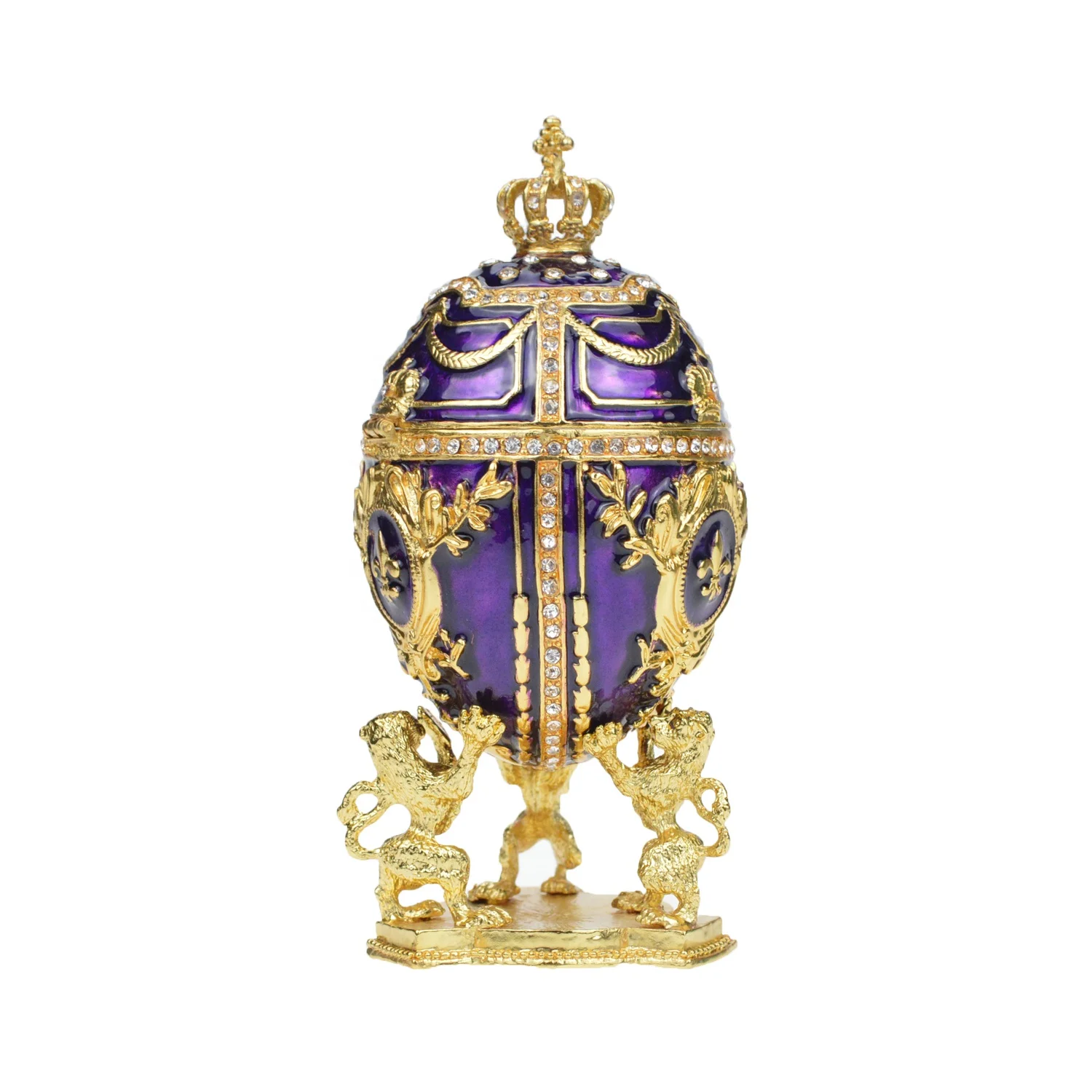 QF2049 Large Royal Red Imperial Russian Faberge Egg door gift