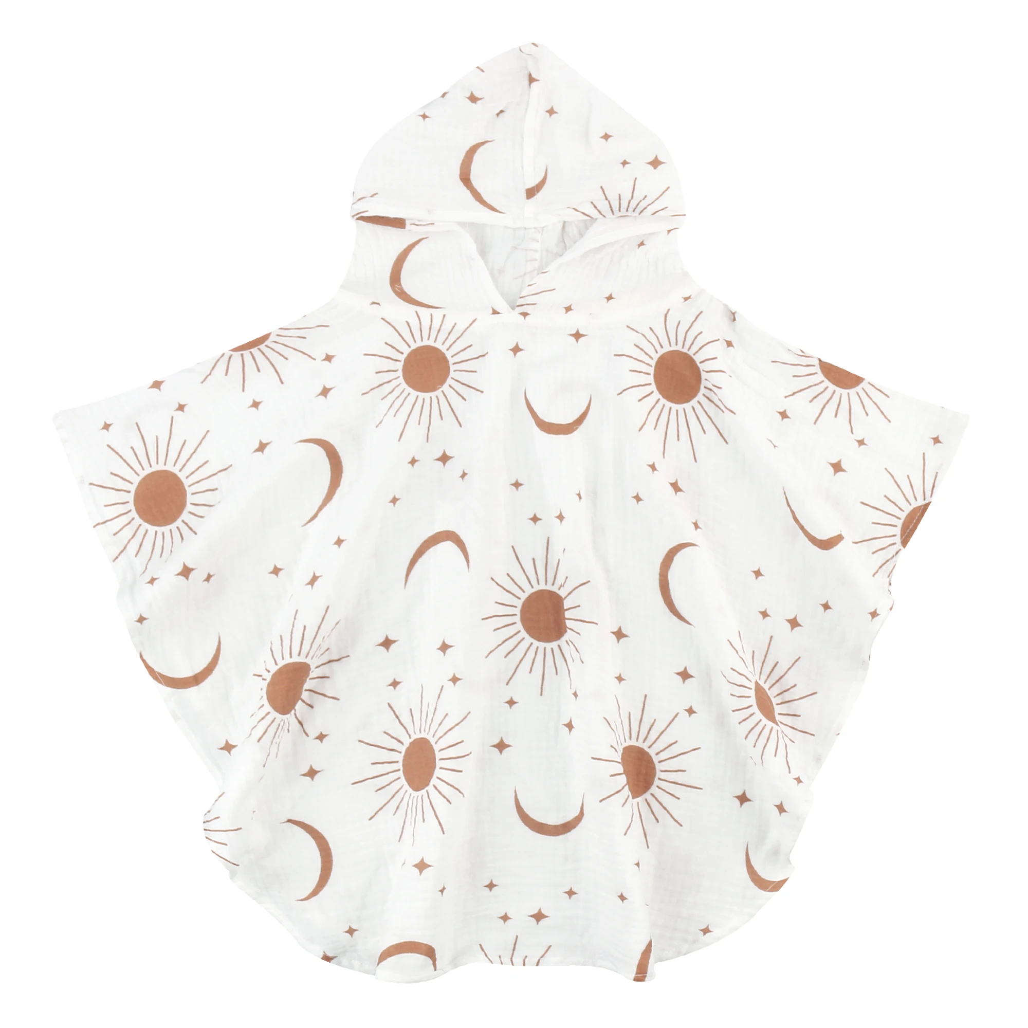 Toddler Hooded Beach Towel Cover up Cape Kids muslin Soft Quick Dry Absorbent Use for Swim Pool Bath Poncho Towels bath towel