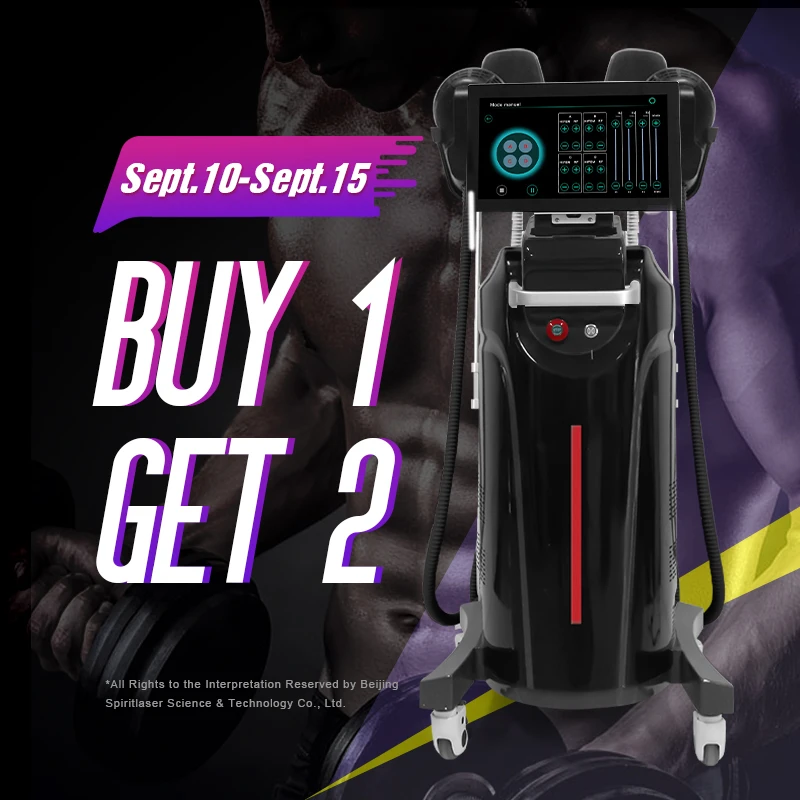 Топовая конфигурация 6000 Вт 200 Гц SPRT EMSCULPT SPRT EMSLIM HIEMT машина с EMS RF