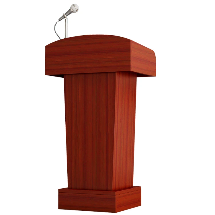 
Factory hot sales speech rostrum modern church podium speech stand speaker stand wooden rostrum 