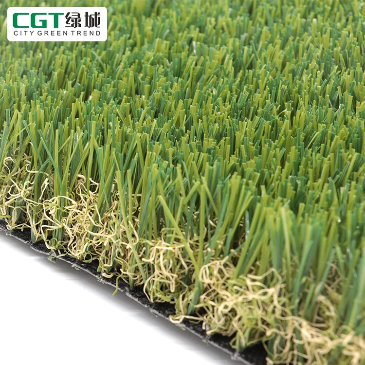 Wholesale Artifical Grass with 3/4 Color Yarn for Landscape and Garden Artificial Turf Synthetic Grass cesped sintetico futbol