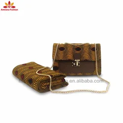Fashion african print fabric Handbag Ankara bags Ladies Accessories bag with manufacturer price