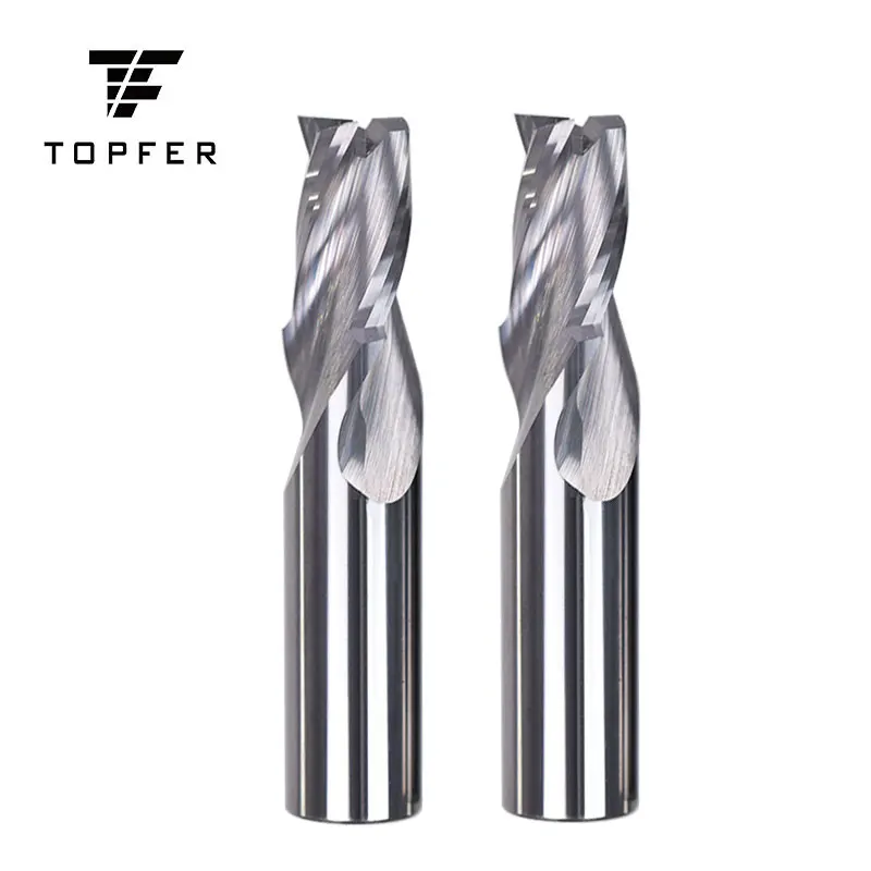 Подгонянный CNC Tungsten Карбид 3 Флейта 2 шаг Концевая фреза 6 мм для нержавеющей