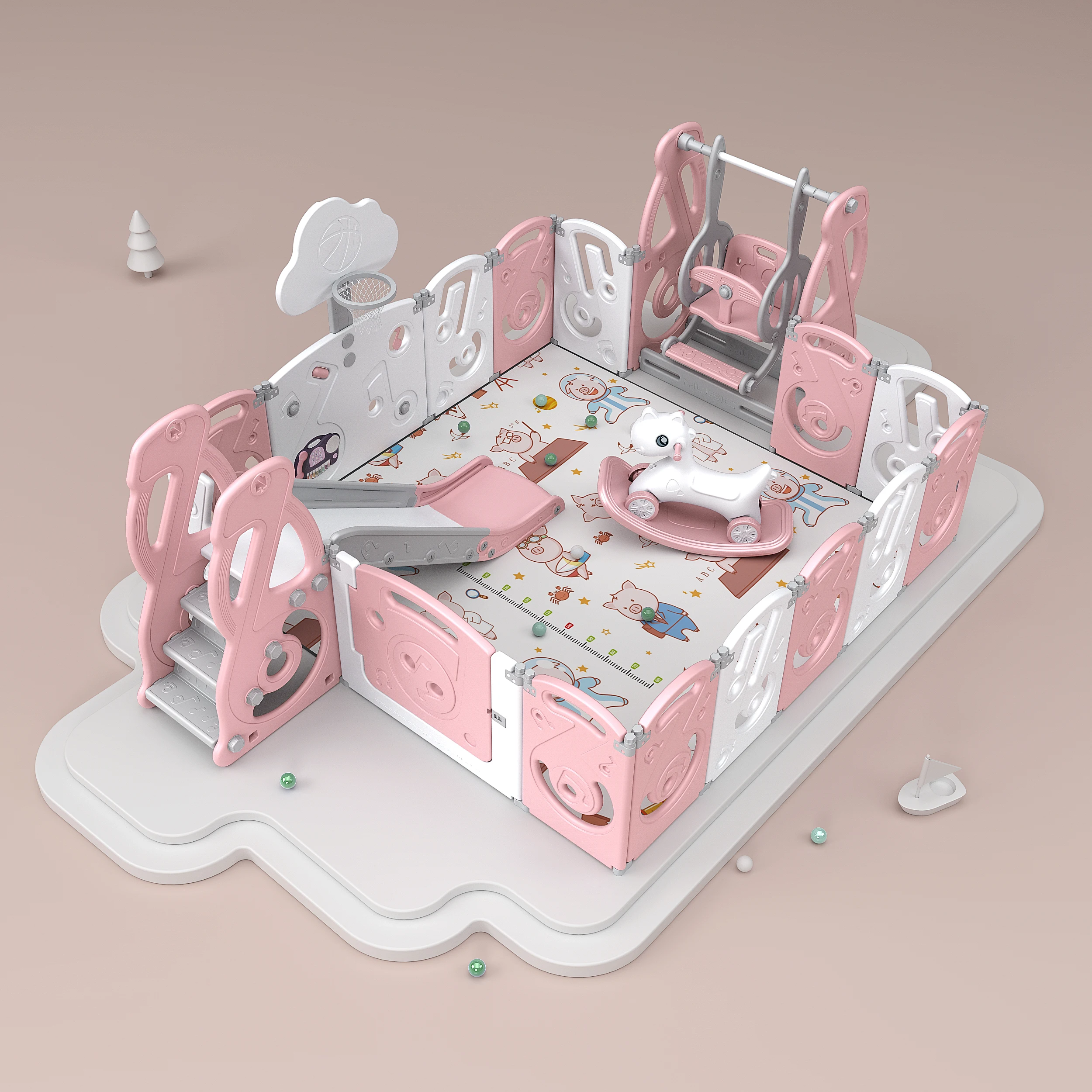 supplies play yard playground with gate big size 180*200 gates plastic baby fence swing trend playpen for baby fence met