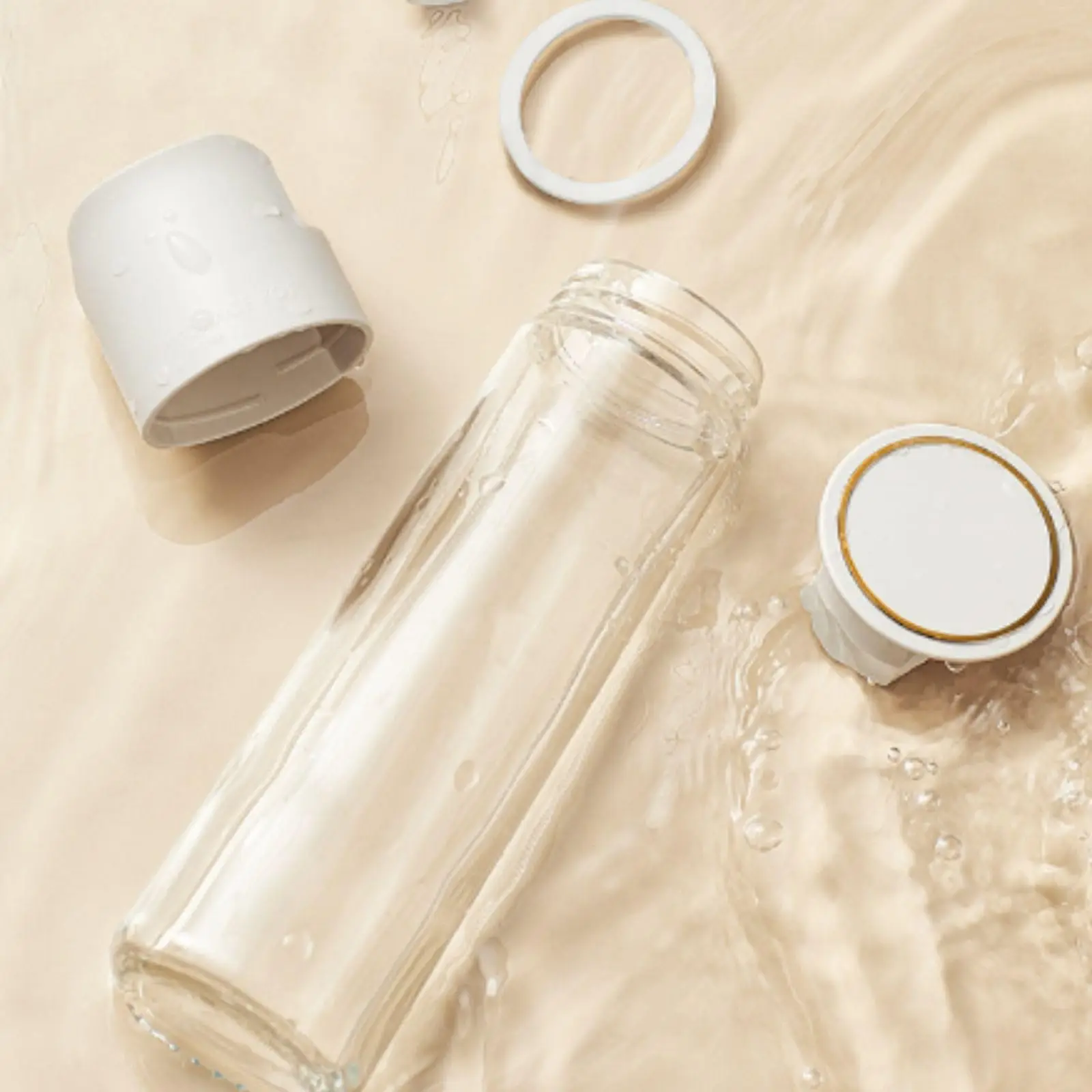 500Ml Soy Vinagr  Customized Automatic Quantification Glass Cooking Oil Dispenser Bottle For Kitchen