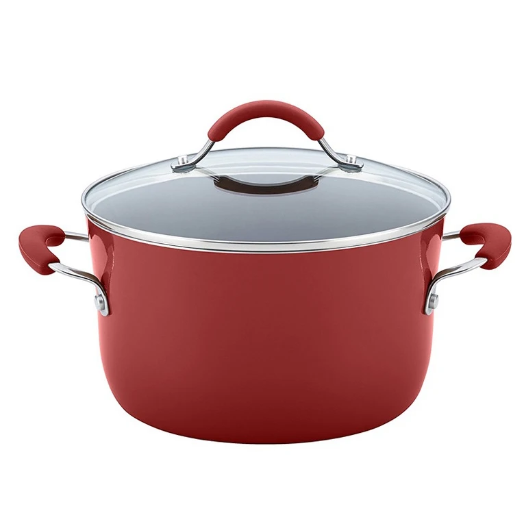 12 Pcs Non Stick Cooking Set Ceramic Cookware Set Cooking Pots Non-stick Cookware