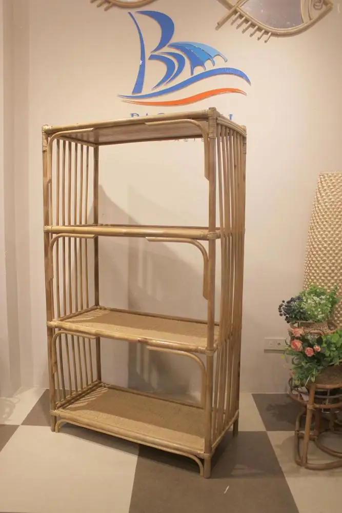 Vintage Decorative Rattan Shelf