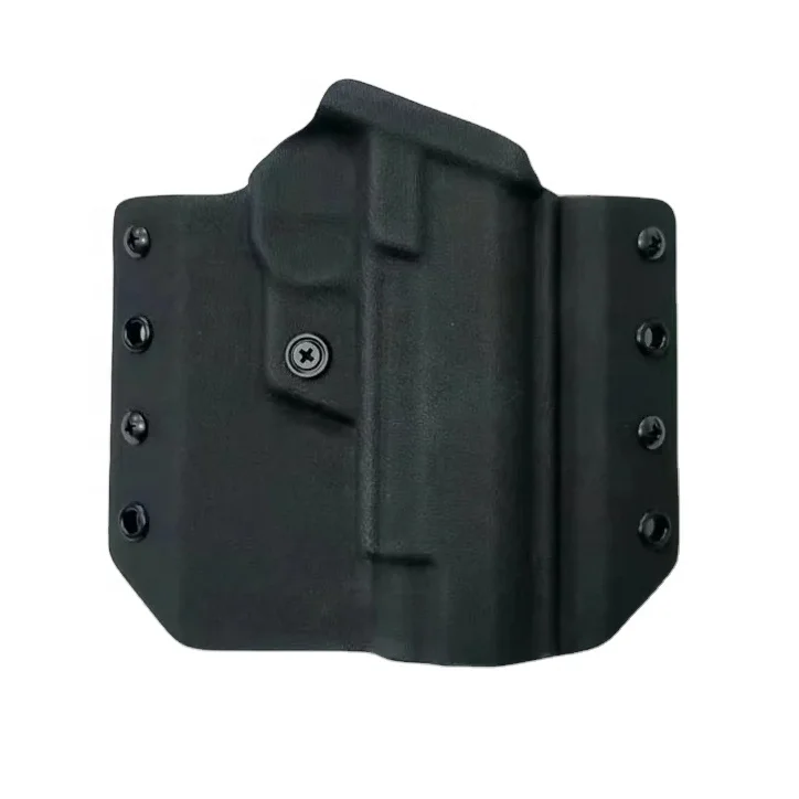 Bluetac Hot Selling High-tech Kydex Holster Straight Plastic Outside The Waistband Pancake Holster