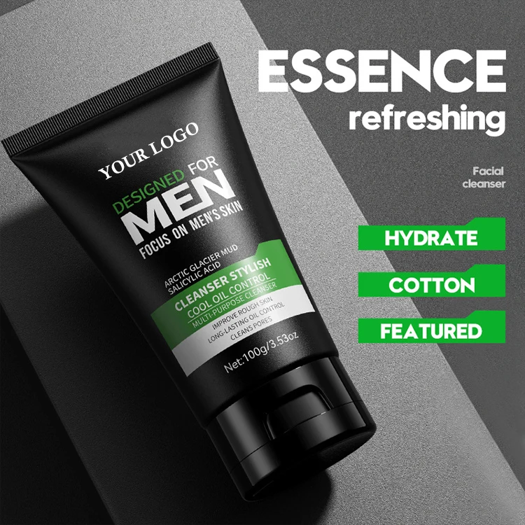 Private Label Organic Face Wash with Activated Charcoal