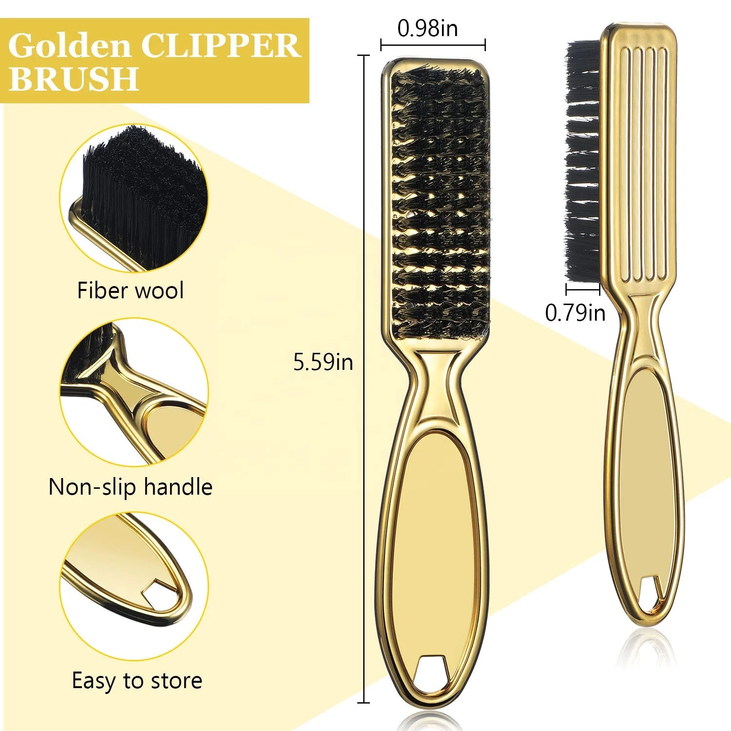Barber Blade Cleaning Brush Hair Clipper Brush Nail Brush Tool for Cleaning Clipper