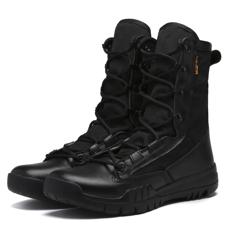 
New arrival China factory best price lightweight outdoor army combat boots 
