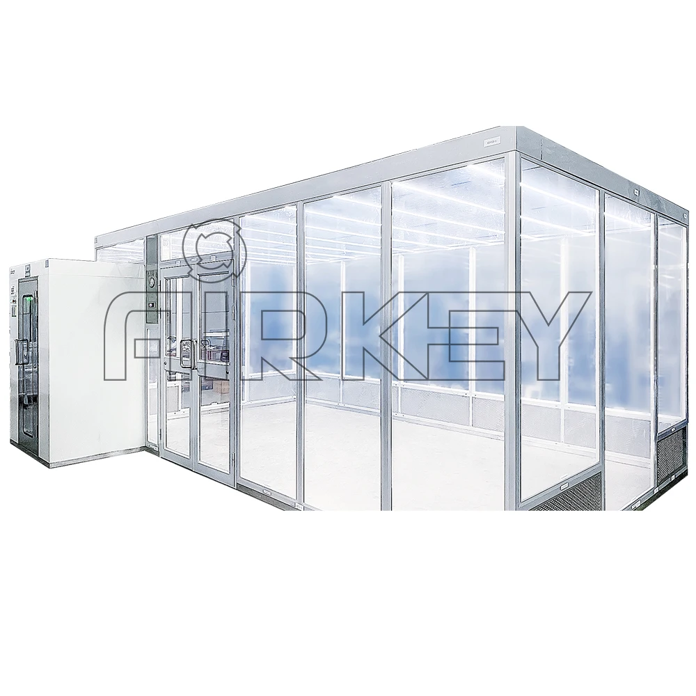 Good quality Frame All Glass ISO5-8 class Dust Free Customized match with  pass box and door