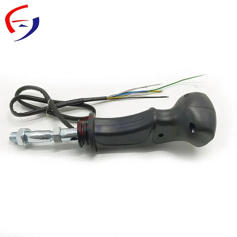 Operating Handle For Wood Grabbers, Agricultural Machines, Harvesters, Joysticks, Retrofitted Electric Controls, With 6 Buttons.