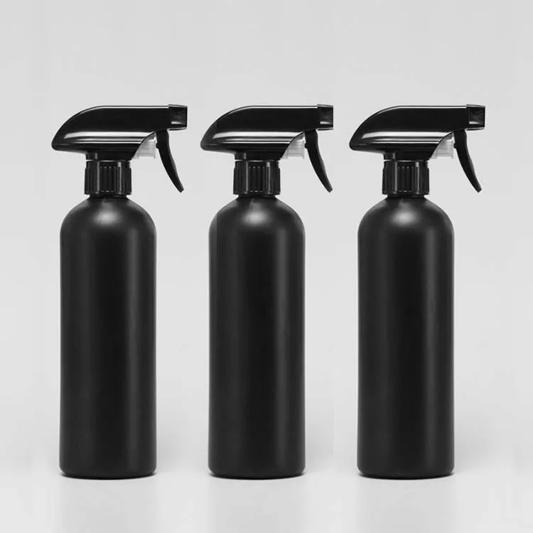 High Quality Cosmetic Bottles 250ml 500ml Hair care and cleaning Detergent Empty Plastic Trigger Spray HDPE Spray Bottles