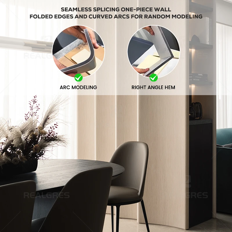 Waterproof Woodgrain Wall Panels Bamboo Charcoal Plastic Board for Hotel and Office Use