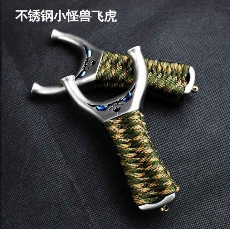 Stainless steel hunting slingshot precision slingshot Chinese slingshot