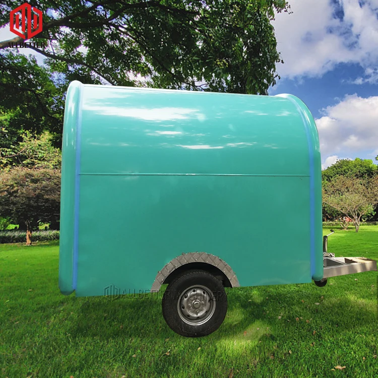 High Quality Mobile Bar Beer Truck Hand Push Food Cart Street Food Wagon Hot Dog Food Cart